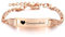 XUANPAI Baby Armband mit Namen Taufarmband Mädchen Junge - Personalisierte Namensarmband mit Gravur Kinderarmband mit Telefonnummer Individuelle Armbänder für Geburt Taufe Geschenke