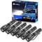 Maxesla FAGORY LED Torch, Torches Led Super Bright Flashlight, Powerful Torches Battery Powered Water Resistant 5 Modes Mini Tactical Torch for Camping Outdoors 6 Pack