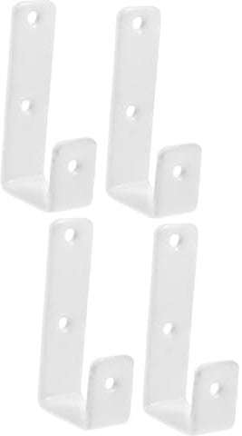 ULTECHNOVO 2sets Bunk Bed Ladder Hooks Shaped Bracket Screws for Easy Installation Heavy-Duty and Material for Secure Bunk Bed Use for Boys and Girls Bedrooms
