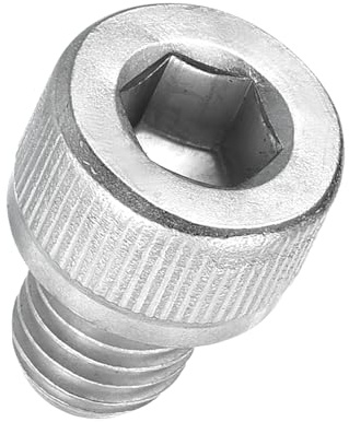 Kozelo Socket Head Cap Screws M8-1.25x10mm 304 Stainless Steel Silver 10pcs | Allen Socket Drive for Electrical Motor 3D Printing Fan Engine Replacement Use