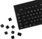 YMDK Black 111 Keys White Font Low Profile keycaps PBT Mechanical Gaming Keyboard Key Cap Suitable for Logi G915 G913 G815 G813 TKL Keyboard