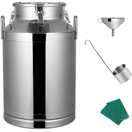 Fermentador, Barril de Vino, Lata de Leche, Jarra de té, Botella de Aceite, Tanque de Transferencia con Tapa sellada para fermentador, elaboración casera de Cerveza, 25 l