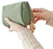 XUCZHAI Kosmetiktasche Women Cosmetic Bag Solid Color Korean Style Makeup Bag Pouch Toiletry Bag Waterproof Makeup Organizer Case Luxury Bag(Green)