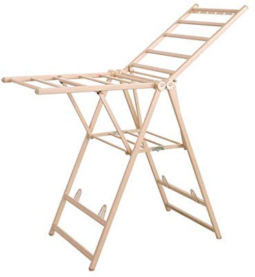 FCVCSZDAS Clothes Drying Racks Small Hangers, Outdoor Balcony Bedroom Airfoil Drying Rack No Installation Required Folding Drying Rack Outdoor Airer,Rose Gold