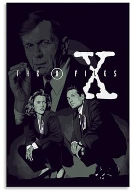 HMNANGDE The X Files Poster Dekorative Malerei Leinwand Wandkunst Wohnzimmer Poster Schlafzimmer Malerei,Wandkunst Bilddruck Moderne Familienzimmer Dekor 12x18inch(30x45cm)