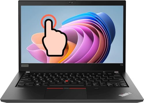 Lenovo Thinkpad T14 Gen 1 Ordenador Portatil con Pantalla táctil, 14 Pulgadas FHD, Intel Core i5-10310, 16 GB, 512 GB SSD, Teclado Americano, Windows 11 Pro (Reacondicionado)