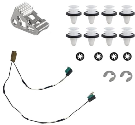EAYBOMC Door Handle Repair Kit Upgraded Compatible with Tesla Model S 2012-2017 with Micro Switch Harness Handle Paddle Door Panel Clips Replaces# 1042845-00-A 1042845-00-B 1016009-00-C
