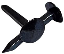 Schlossnagel, 20 mm lang, Set mit 10 Stück Nägel - Nagel - geschmiedete Ziernägel - Antik-Optik - blauschwarze Oberfläche/Geschmiedet Schmiedenägel in verschiedenen Längen von 20-60 mm