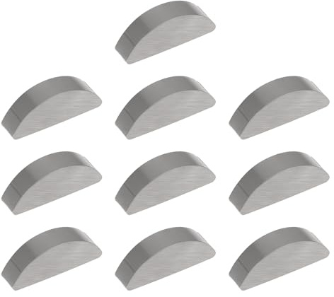YINETTECH 10 chiavi a mezzaluna per albero motore per moto, 12,5 x 5 x 3 mm, compatibili con Vespa V50-125 PV ET3