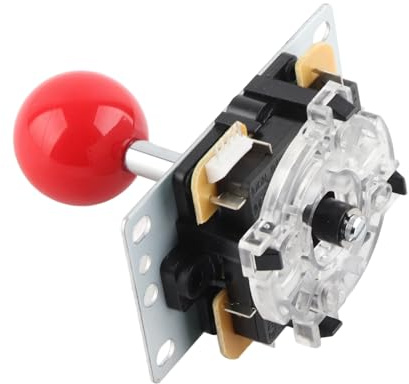 Naroote 5-poliger -Joystick, Klassischer -Joystick, Langlebig für für 360 für (Rot)