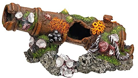 Nobby Aqua Ornaments Kanone, 24 x 11,5 x 11,5 cm, 1 Stück