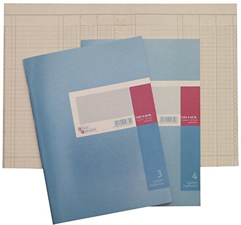 Spaltenbuch A4 40Bl 2Spalten K+E 8614511 Kart o.Kopf 614K40