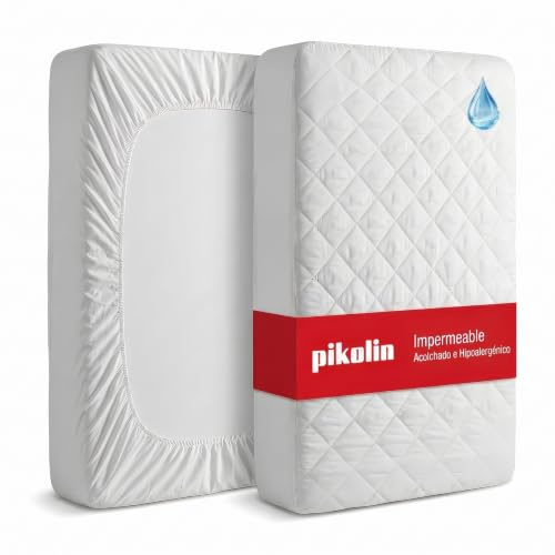 Pikolin Home - Proteggi/coprimaterasso trapuntato impermeabile, traspirante, anallergico ed extra morbido con mantovana elastica | Traspirante, Anallergico, Extra Morbido, Mantovana Elastica
