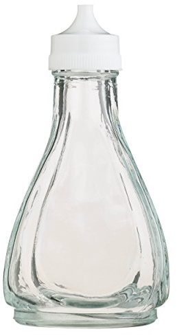 KitchenCraft Traditional Vinegar Bottle, Glass, Transparent, 140 ml