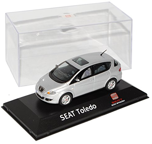 Seat Toledo Luna Silber Grau 3. Generation 5P 2004-2009 1/43 Modell Auto