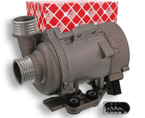 febi bilstein 47160 Wasserpumpe elektromagnetisch, 1 Stück | Kompatibel mit: BMW 5, 5 Touring, 7