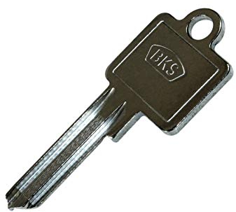 BKS Schlüssel Rohling Original (2 Stück) für Profilzylinder Serie PZ 88 & 89 und 31