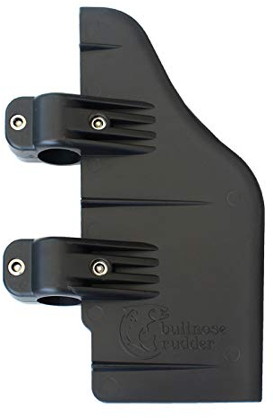 Bullnose Rudder Clamp On Rudder Kit for 24-55 Thrust Trolling Motors: Accessory for Pedal Boats, Pontoons, Kayaks, or Canoes by Bullnose Products
