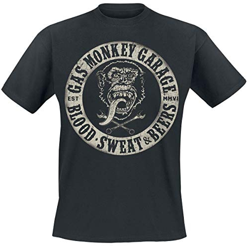 Gas Monkey Garage Blood, Sweat & Beers Männer T-Shirt schwarz L