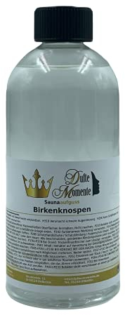 Dufte Momente Sauna Aufguss Konzentrat Birkenknospen - 500ml in PET-Flasche mit Tropfverschluss und Kindersicherung - auch für Profi Anwender
