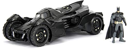 Jada Toys Batman Arkham Knight 1/24 2015 Batmobile metallo con figurina, nero