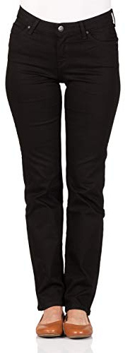 Lee - Jeans Damen - Classic Straight Fit - Marion - Schwarz Rinse