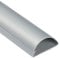 D-Line 1M5025A, Canalina Coprifili, Canalina Per Cavi, Passacavi Pavimento, Canale Battiscopa, Passacavi Muro - 50 x 25 mm - 1 m Lunghezza - Effetto Alluminio