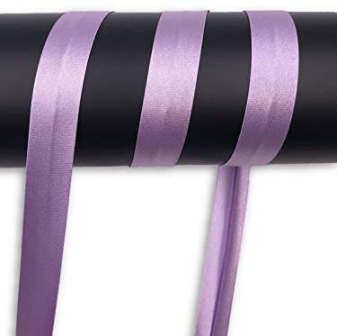 5 m Satin Schrägband Atlas 18mm breit (flieder)