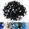 10 lbs Fire Glass, 1/2 Inch Black Reflective Fire Glass for Propane Fire Pit, Fire Pit Glass Rocks Safe for Fireplace, Table and Landscaping