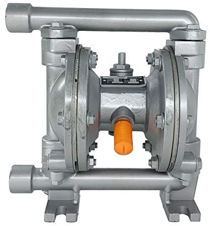 TABODD 12GPM Air-Operated Double Diaphragm Pump 115 PSI, Aluminum Alloy Dual Diaphragm Air Pump for Chemical Indutrial Liquid Low Viscosity Petroleum Fluids, 1/2 Inlet & Outlet