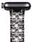 NewWays Bracelet de montre de rechange pour femme à maillons en acier inoxydable avec cristaux étincelants pour iWatch Series 9/8/7/6/5/4/3/2/1/SE, Apple Watch 38 mm, 40 mm, 41 mm, Noir brillant