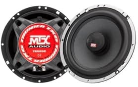 MTX TX665C 16.5cm Altavoces coaxiales de 2 v�as 90W RMS 4O chasis de aluminio tweeter de neodimio bobina de domo de seda TSV TIL