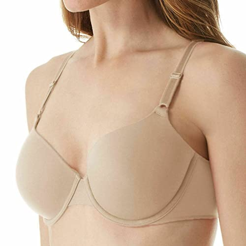 New Ladies Women's Beauform T-Shirt Full Cup Coverage Bra Size 32A-40E (C, Beige, 36)