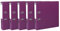 Exacompta 53347SE 5er Pack Premium-Ordner. Made in Germany. Kunststoffbezug außen und innen 8 cm breit DIN A4 MAXI fuchsia Ringordner Aktenordner Briefordner Büroordner Plastikordner Schlitzordner