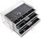 Nwvuop Schmuckschatulle Acryl Schmuckkästchen Ring aufbewahrung Schmuckaufbewahrung Organizer für ohrringe Ring Jewellery Organizer Schwarz