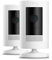 Ring Outdoor Camera Battery (Ring Stick Up Cam Battery) | HD wireless outdoor Security Camera with Two-Way Talk system and Wifi, Works with Alexa | Alternative to CCTV | White | 2 Cameras