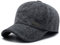 CLAPE Warme Wolle Basecap Outdoor Baseball Cap Structured Dad Cap Earflap Fullcap mit Kaschmir Unisex Schildkappe Winterkappen