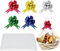 5pcs 40*30 Extra Large Hamper Cellophane Wrap and Bow Set Hamper Cellophane Wrap for Hampers Large Cellophane Bags for Gifts Christmas Hamper Basket Bags Christmas Cellophane Wrap Bags Plastic Wrap