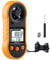 Digitaler Windmesser, Luftdurchflussmesser mit Windtemperaturwerkzeug -10 ° C ~ 45 ° C,Anemometer zur Messung der Luftstromgeschwindigkeit, Windmesser zum Segeln/Surfen/Angeln/Drachen - Gelb