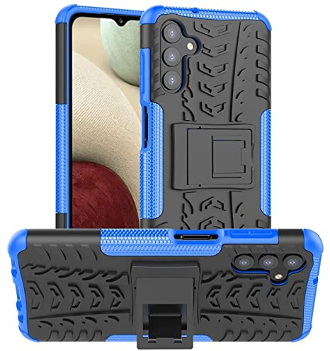 Verco Schutzhülle für Samsung Galaxy A14 5G Hülle, Armor Outdoor Handyhülle für Samsung A14 5G Case Panzer Hardcase [Cover geeignet für Baustelle], Blau