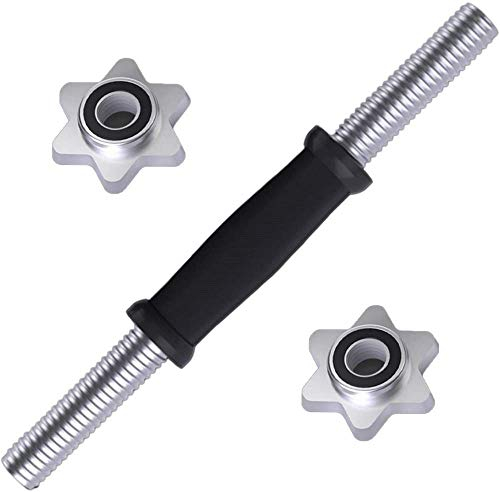 YZJSSL Hantelstange, Hantelstange, Langhantelstange mit Sternverschluss, Länge 35 cm Ø 25 mm max. Gewichtsbelastung von bis zu 100 kg-A