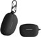 kwmobile Carcasa Compatible con Sony WF-1000XM5 Funda - Funda de Silicona antigolpes con mosquetón - Negro