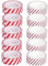 IWOWHERO Weihnachts-klebebänder Mit Weihnachtsmotiv Kugeln 10 Rollen Handkonto-klebebänder Dekorative Aufkleber Zum Basteln Und Verpacken