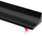 HYRYC Dusch-Schwallschutz-Strip Selbstklebend 1.7M Schwallschutz Dusche Wasserstop Silikon Schwarz