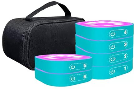 QYLTTDM Kit de réaction Flash Reflex, modules Lumineux LED d'entraînement cognitif, avec Fonction magnétique, pour entraîneurs, gymnases et entraînements individuels d'athlètes