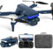 K417 Drohne mit Dual Kamera 1080P, LED Blau Lampe Bürstenlosem Drone mit Elektrische camrea, RC Quadcopter APP FPV Drone für Kinde, 5GHZ WIFI Drones für Erwachsene, Modulare Batterie, 18Mins