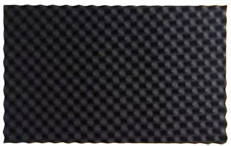 Lerpwige Rembourrage insonorisant 15 mm/20 mm - Mousse d'insonorisation autocollante - Résistant à la chaleur - Mousse d'absorption acoustique pour voiture