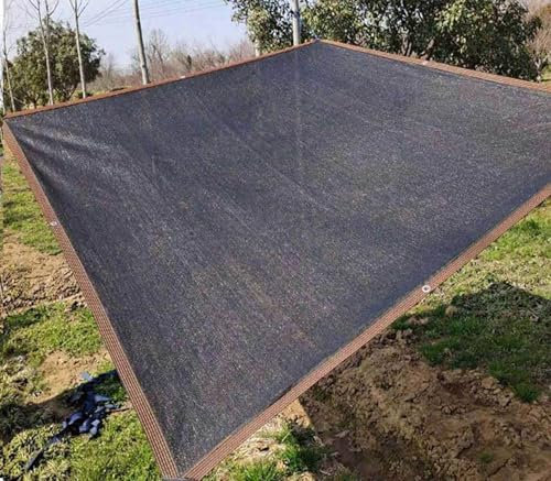 AuMarndi Filet Ombrage Serre Tunnel Voiles d'ombrage pour Patio Voile Ombrage 3x4 Blanc Bache pour Pergola Toile d'ombrage Rectangulaire 4x5,black-2x5m
