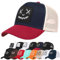 Enwokran Baseballkappe Herren Quirky Bizarre Stickerei Hüte Unisex Hip Hop Trucker Caps Verstellbare Netzrückseite UV-Schutz Sport Reisen Draußen Sonnenschutz Hüte Baseball Cap (A_Marinerot)