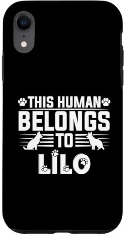 Dog Name Lilo Gift Belongs To Pet Dog Lilo Case for iPhone XR